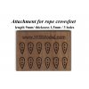 Attachment for rope crowsfeet - HiSModel- uchycení pro vějíř 01