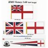 Sergal HMS Victory 1:60, HiSModel - flags 08
