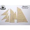 Hobby Craft Bluenose 1:120, HiSModel - plachty, sails 04