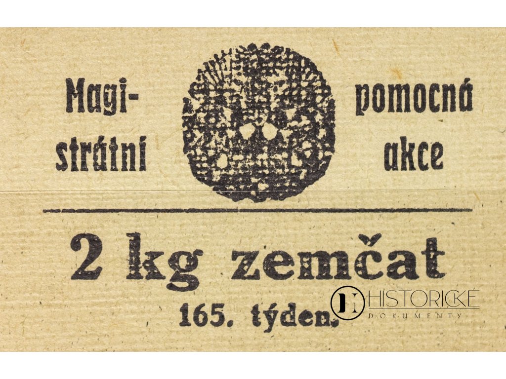 Lístek pomocný, zemčata, 1918 II