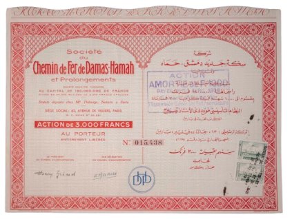 Akcie Francie Chemin de Fer 1 re (1)