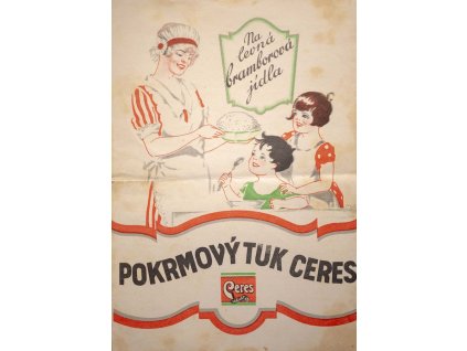 Reklamní leták, Pokrmový tuk Ceres (1)