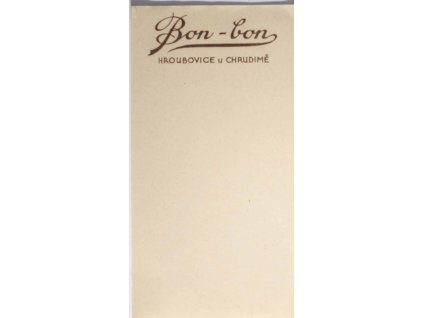Reklamní účtenka firemní, Bon bon