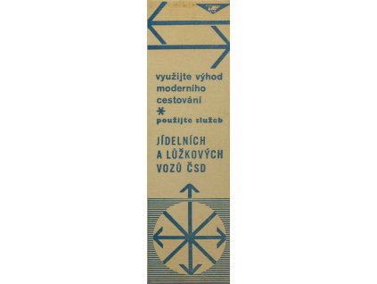 Reklamní záložka, ČSD JLV (1)