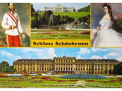 Pohlednice, Schloss Schonbrunn, Wien (1)