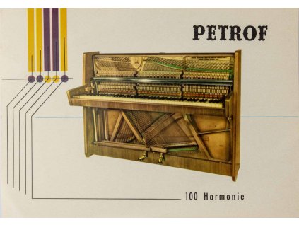 Reklamní leták, Petrof 100. Harmonie (1)