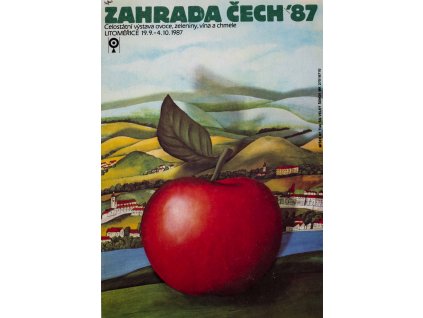 Reklamní leták, Zahrada Čech, 1987