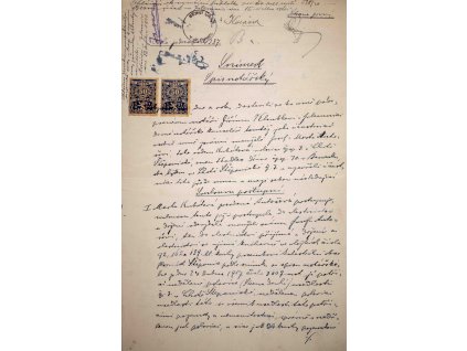 Notářský spis, Smlouva postupní, 1920 5058