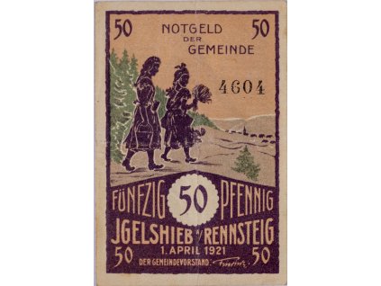 Nouzovka Rudolfstadt, 50 Pfennig, 1921 5090