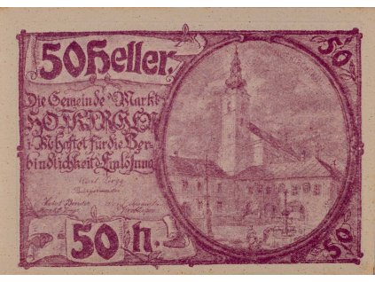 Nouzovka Německo, 50 heller, 1920 5096