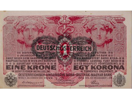 Bankovka Eine Krone, 1 K, (RU1668) 1916 5221
