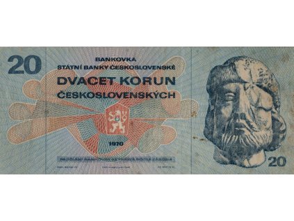 Bankovka 20 Kč, L 80, 1970 5545