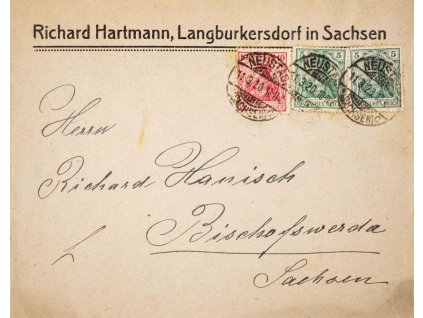 Celina, Hartmanm Langbukersdorf, 1920