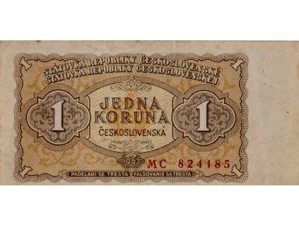1 Koruna Československá, MC, 1953 5533