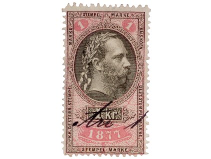 Kolek RU Rakousko Uhersko 1 kr 1877 r