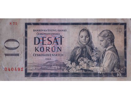Bankovka 10 Kčs, S 75, 1986 6441