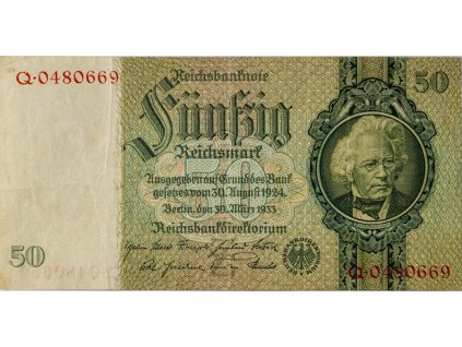 50 Reichsmark, Q, 1933 (1)