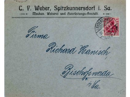 Celistvost, C. F. Webwr, 1909