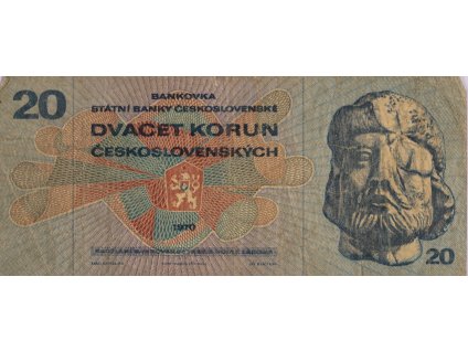 Bankovka 20 Kčs, L 63, 1970 7269