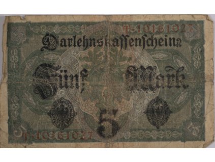 Bankovka 5 Mark, (T) 1917 6552