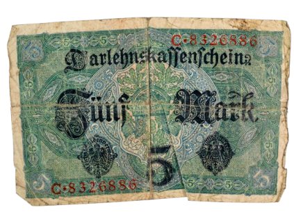 Bankovka 5 Mark C 1917 6800 removebg preview