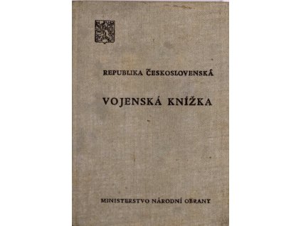 Vojenská knížka, Chrudim, 1951 7675