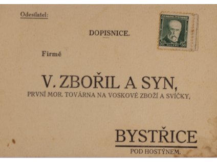 Celina dopisnice, V. Zbořil