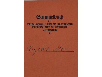 Gammelbuch, pojištění invalidů, 1940 II 7718