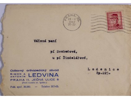 Celistvost Ledvina, 1947