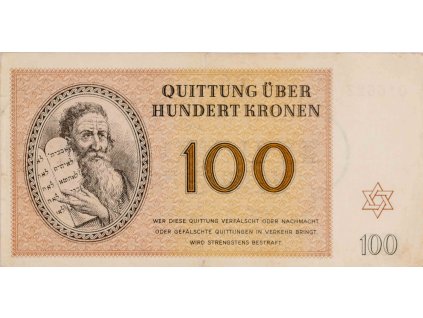 Terezínská poukázka, 100 K, G 1943 7775