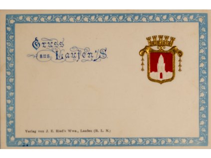 Pohlednice Gruss aus Laufen 7622