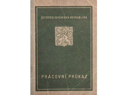 Pracovní průkaz, 1947 3 7868