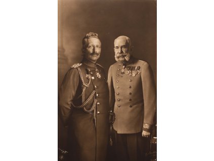 Pohlednice, Kaiser Franz Josef I., Wilhelm II 7915