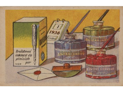 Reklamní kartička, VDP , 12 Inkoust 8063