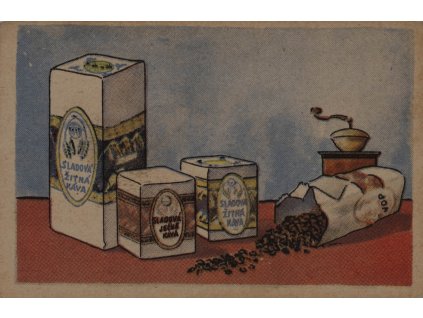 Reklamní kartička, VDP , 13 Káva 8065