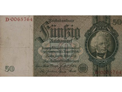Bankovka 50 Mark, D, 1933 8156