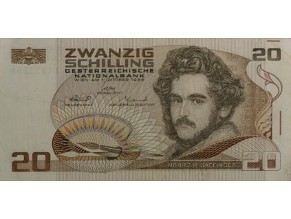 Bankovka 20 schilling, JP 1986 8623