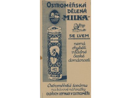 Reklamní účtenka firemní, Milka