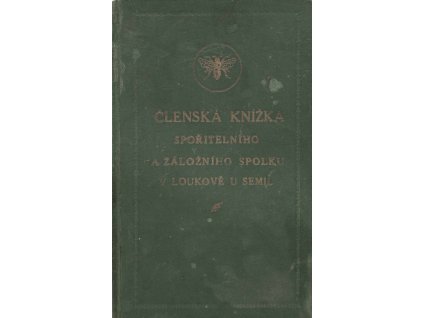 Členská knížka Spoř. a záložní spolek, Loukov u Semil, 1928 8914