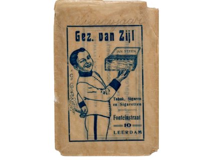 Reklamní sáček Gez. van Zijl 8