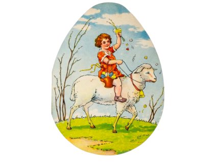 Reklamní leták Velikonoční Pojišťovna Slavia ca 1927 1 remov