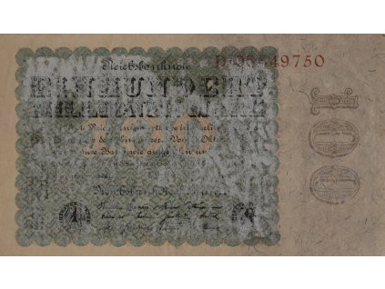 Bankovka 100 Million Mark, D, 1923