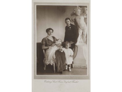 Pohlednice, Carl Franz Josef s rodinou 9555