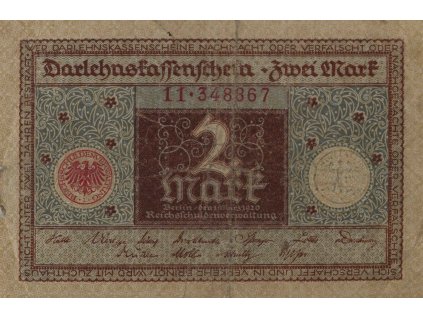 Bankovka 2 Mark, 11, 1920 9545