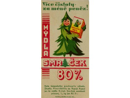Reklamní účtenka firemní, Mýdla Smrček (1)