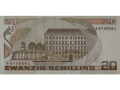 Bankovka 20 schilling, V 1986 9543