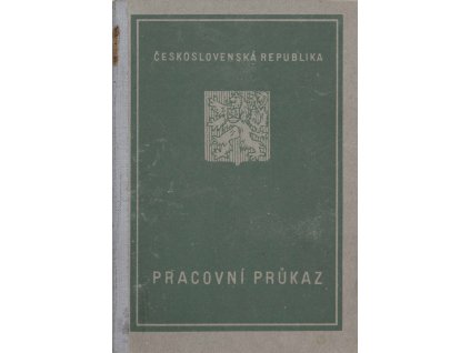 Pracovní průkaz, 1947 4 9704