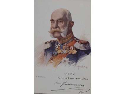 Pohlednice, Kaiser Franz Josef I, 1914 9671