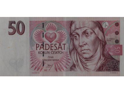 Bankovka 50 Kčs, E 52, 1997 9696