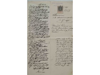 Právní listina, Slavný c. k. okresní soud, 1858